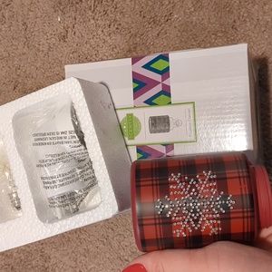 Frosted flannel scentsy mini warmer